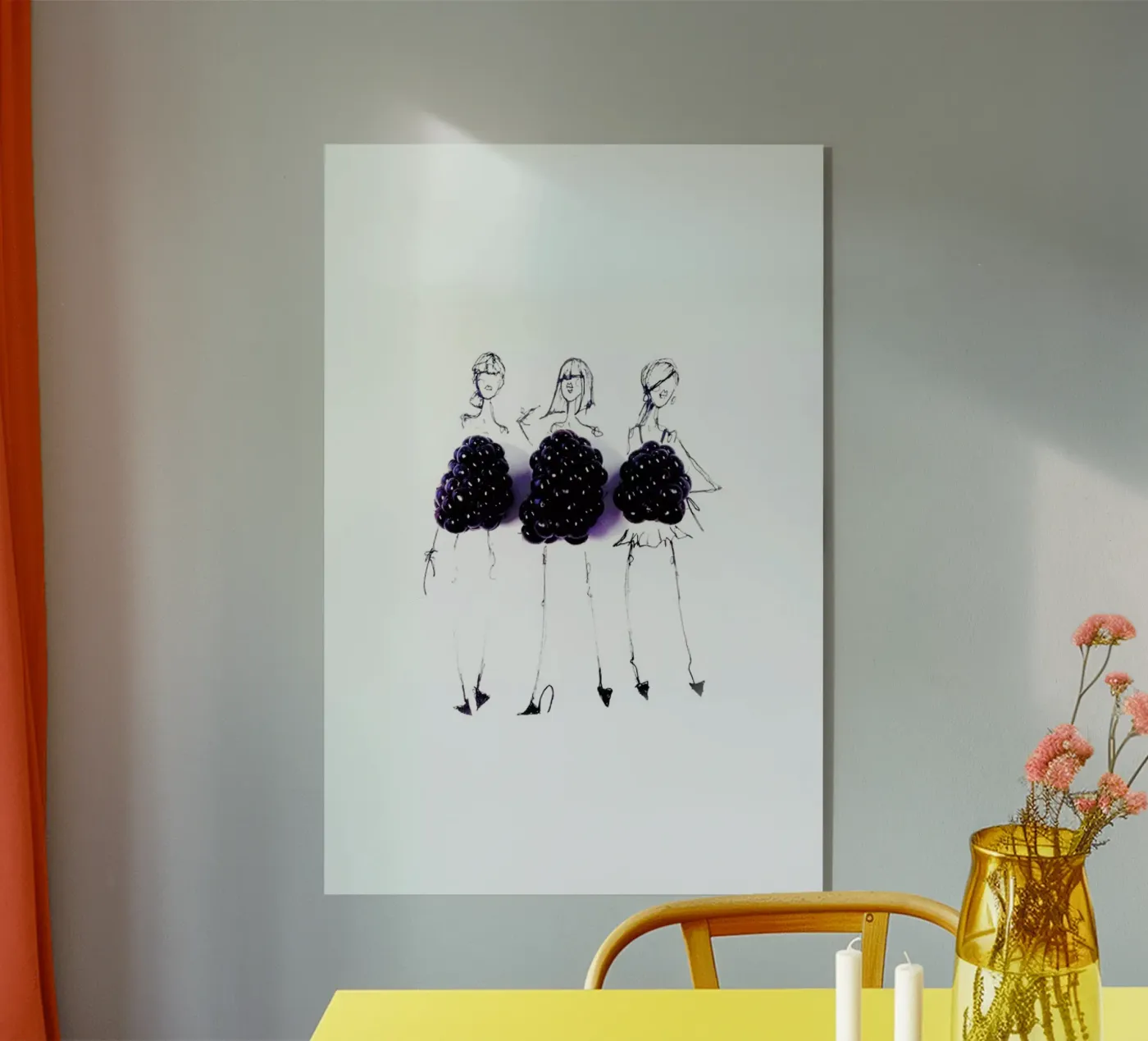 Berries plexiglas de Gretchen Roehrs