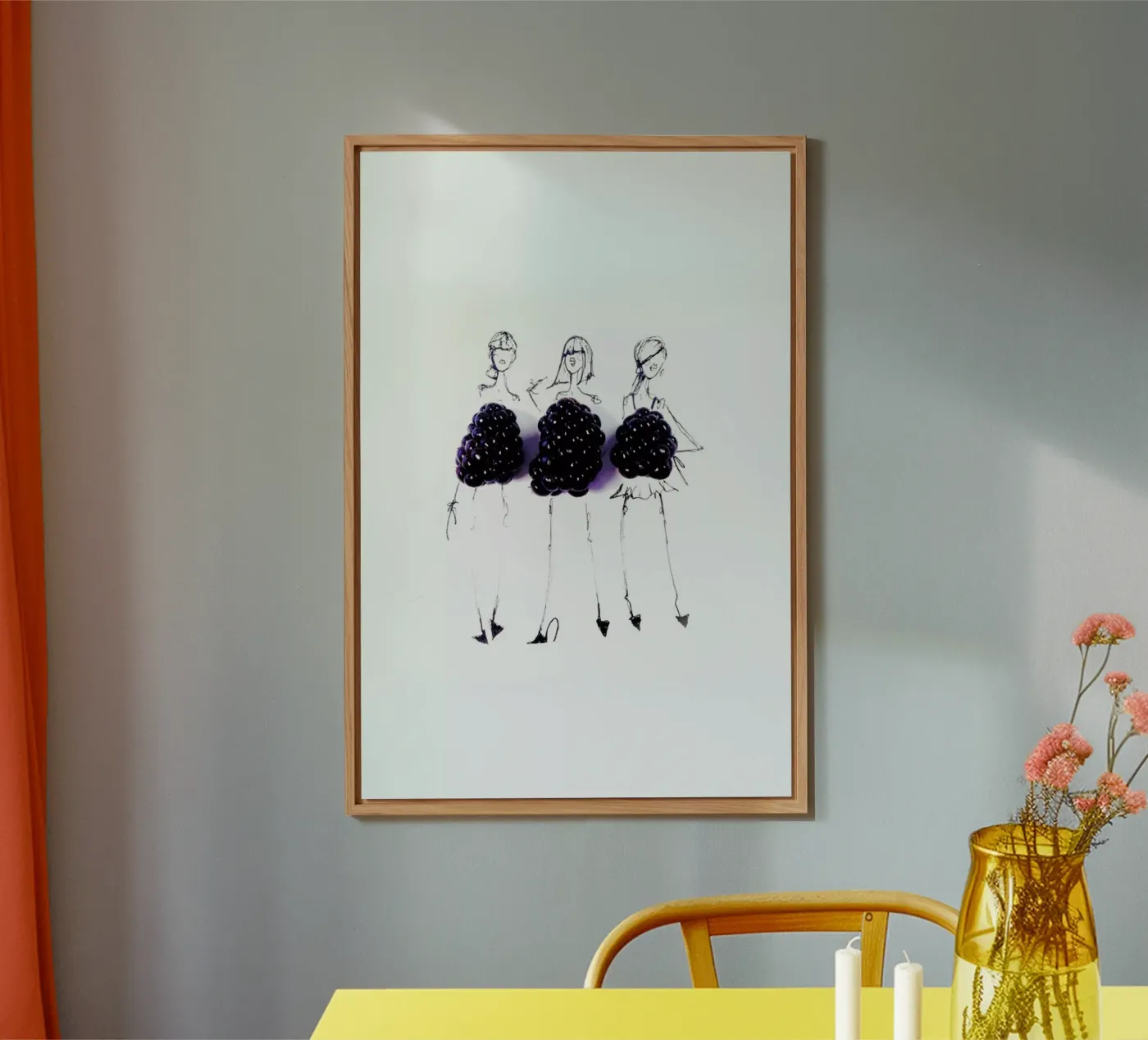 Berries forex plate by Gretchen Roehrs