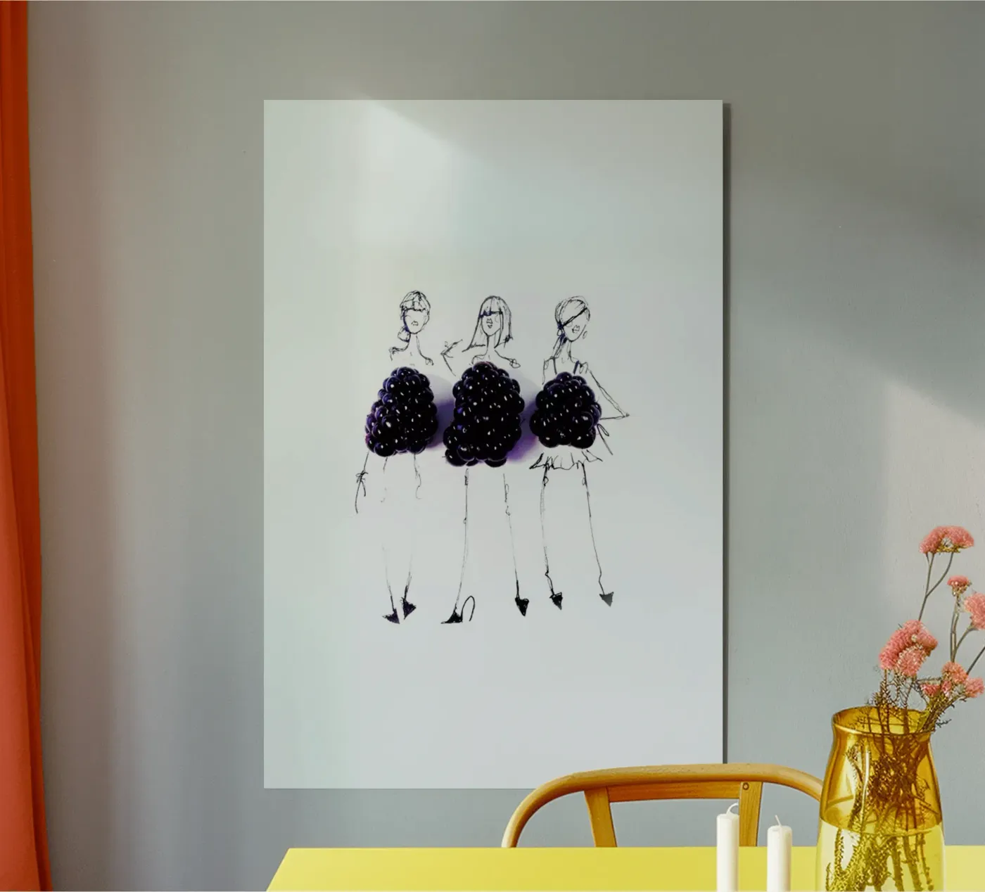Berries forex plate by Gretchen Roehrs