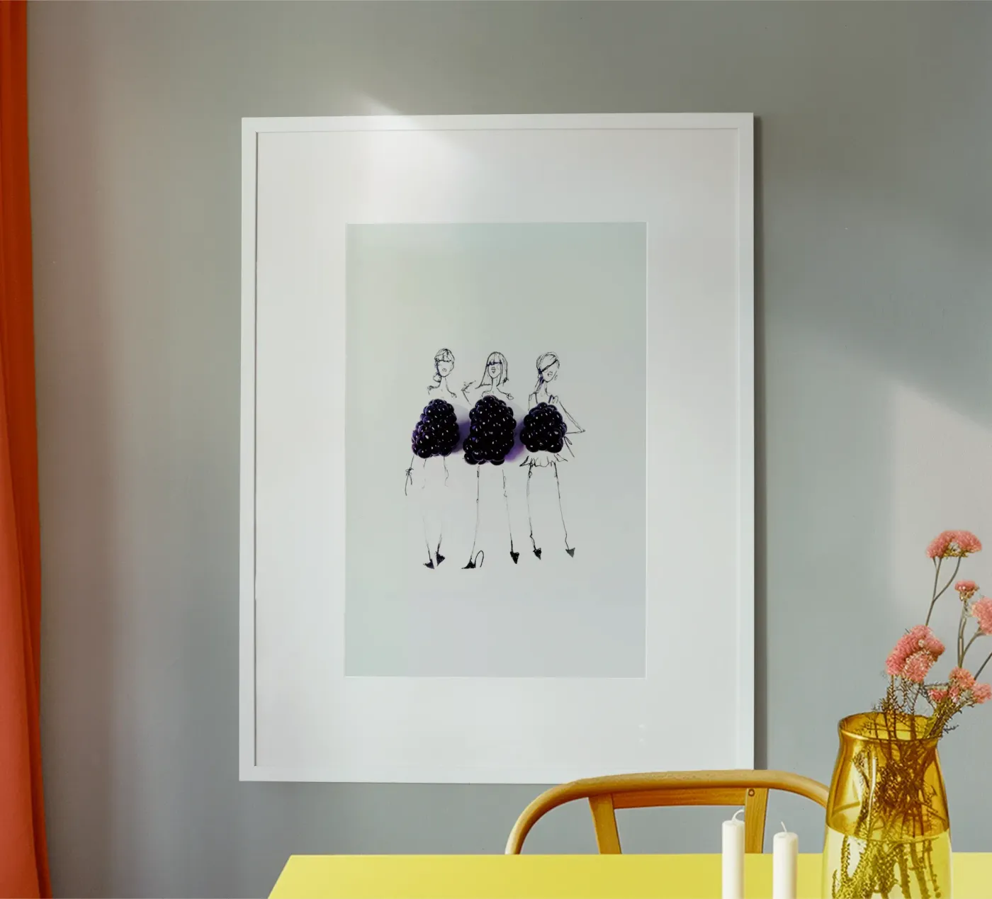 Berries Poster von Gretchen Roehrs