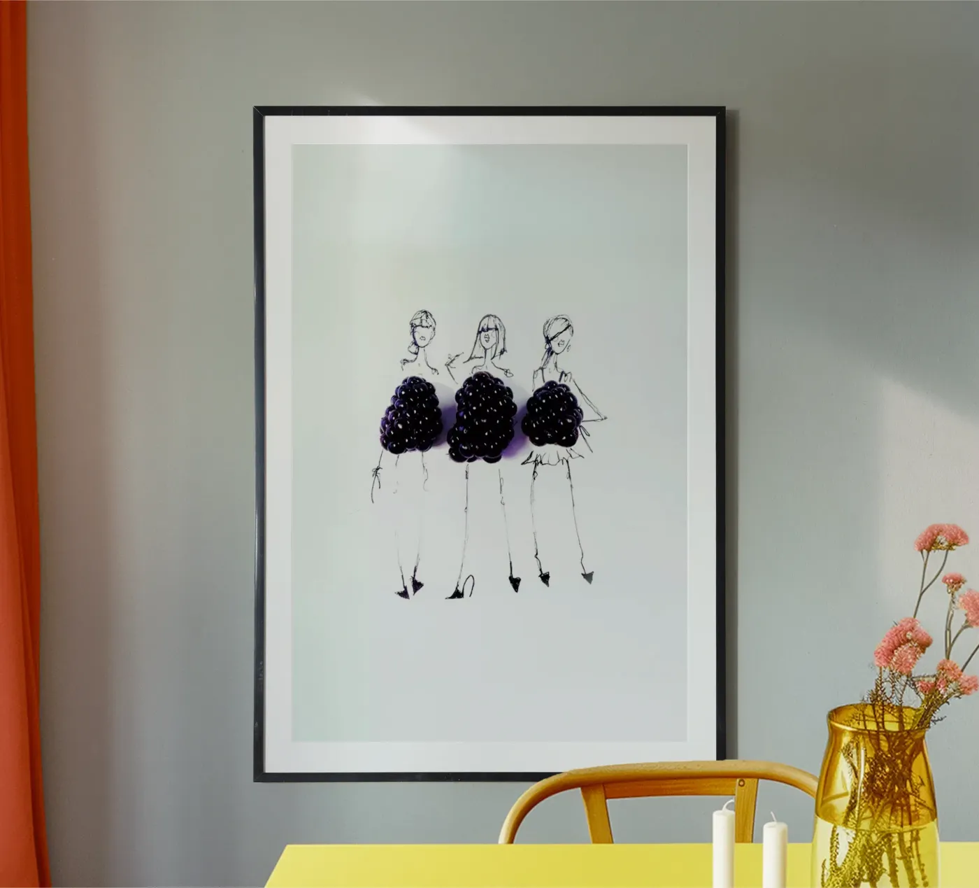 Berries Poster von Gretchen Roehrs