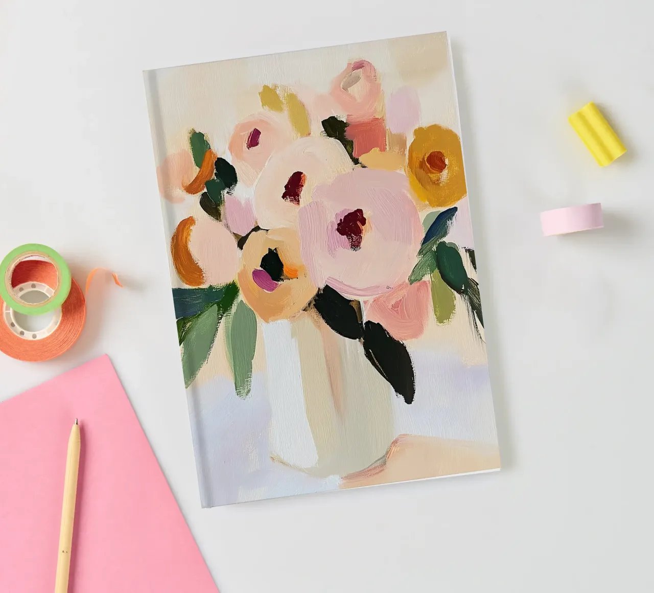 Beige Fields of Emotion notebook by Euphoria Theresa