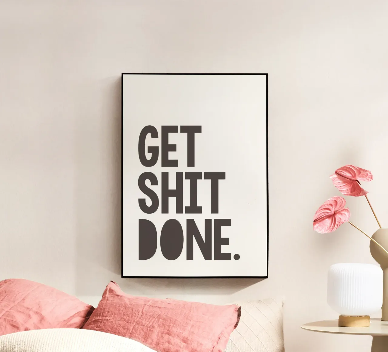 Get Shit Done plexiglass da WORD & WONDER