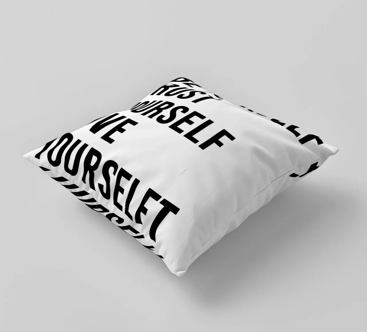Be Yourself, Trust Yourself, Love Yourself. cuscino da WORD & WONDER