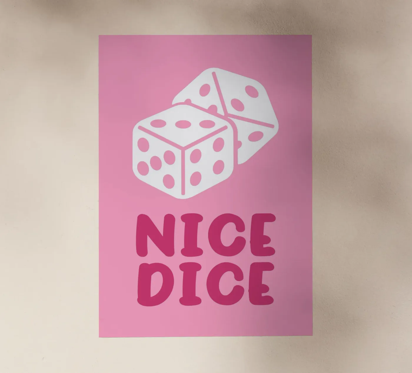 Nice Dice pellicola backlit da WORD & WONDER