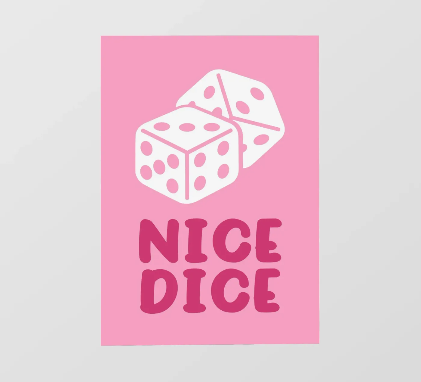 Nice Dice pellicola backlit da WORD & WONDER