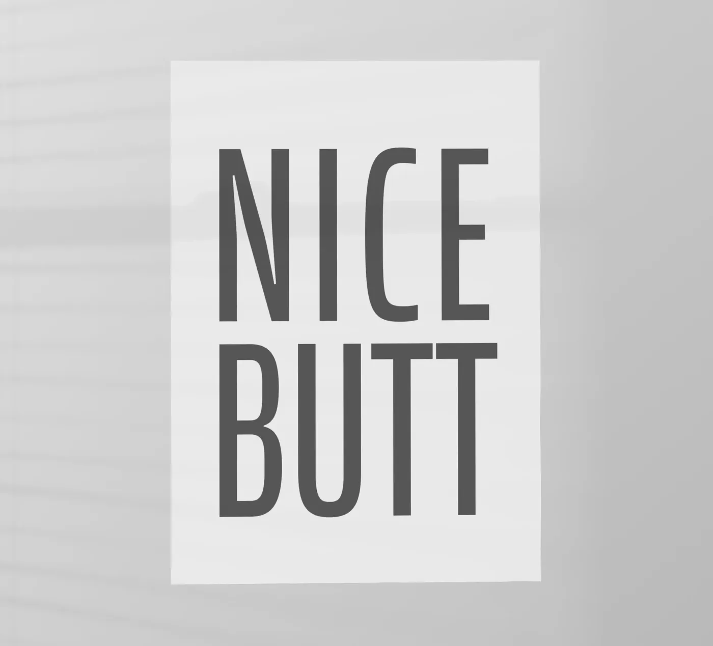 Nice Butt pellicola backlit da WORD & WONDER