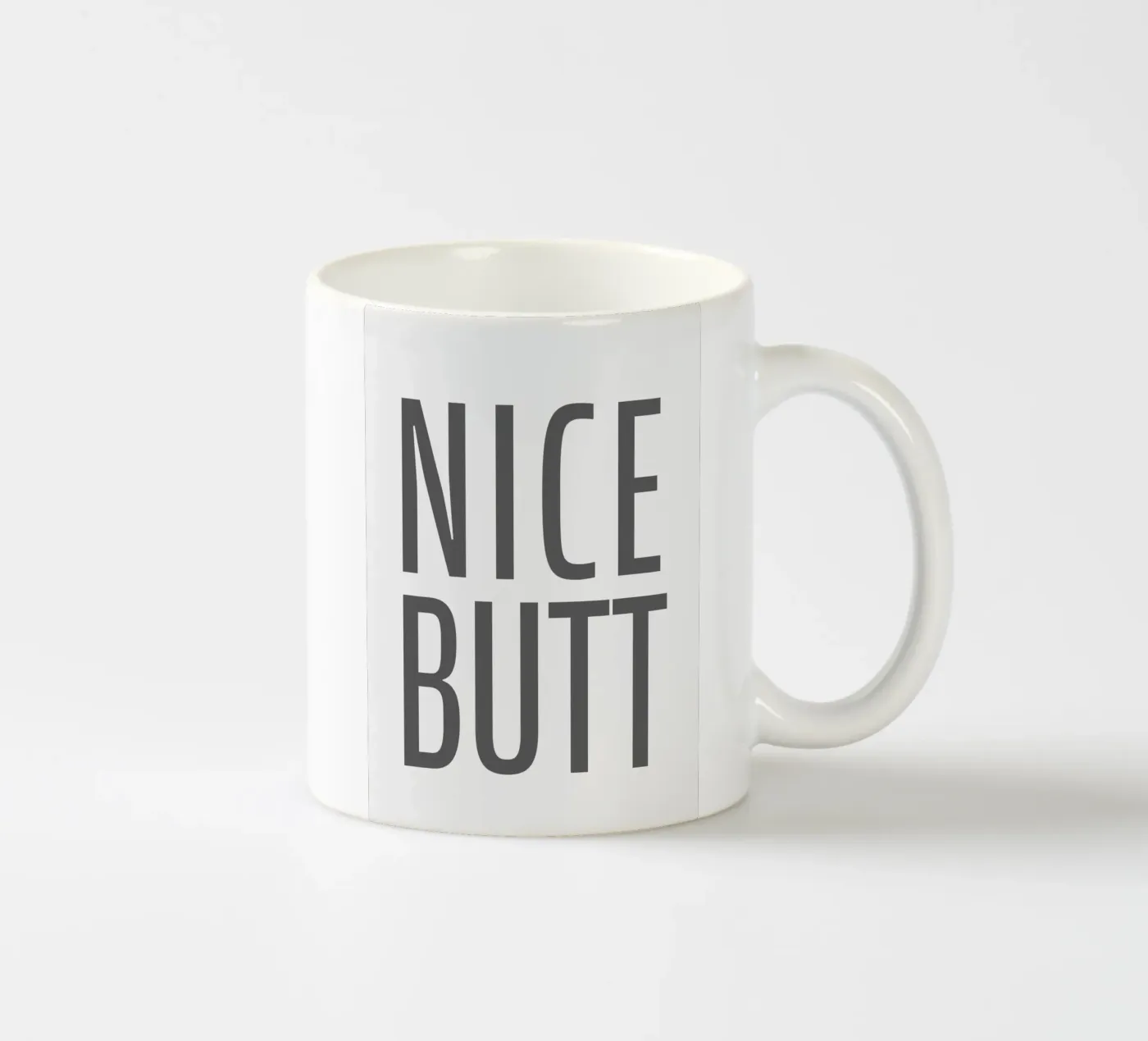 Nice Butt ceramic mug by WORD & WONDER