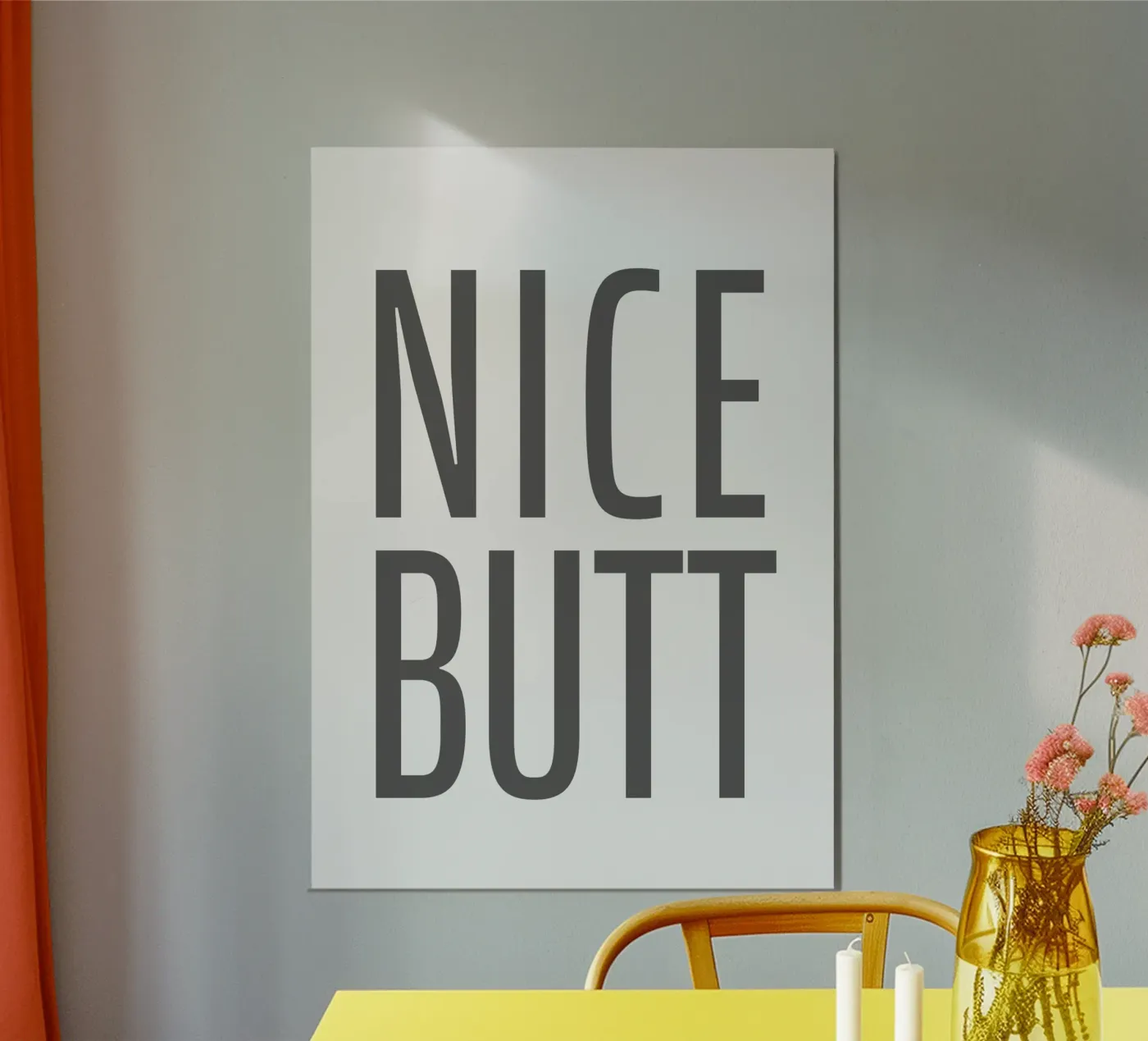 Nice Butt forex plate by WORD & WONDER