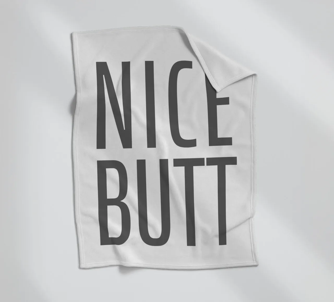 Nice Butt Fleecedecke von WORD & WONDER