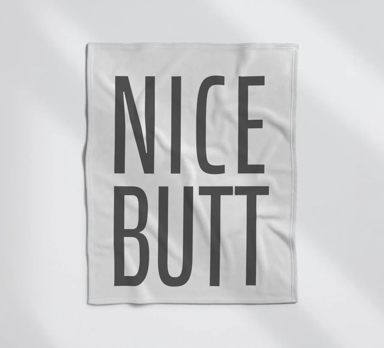 Nice Butt Fleecedecke von WORD & WONDER