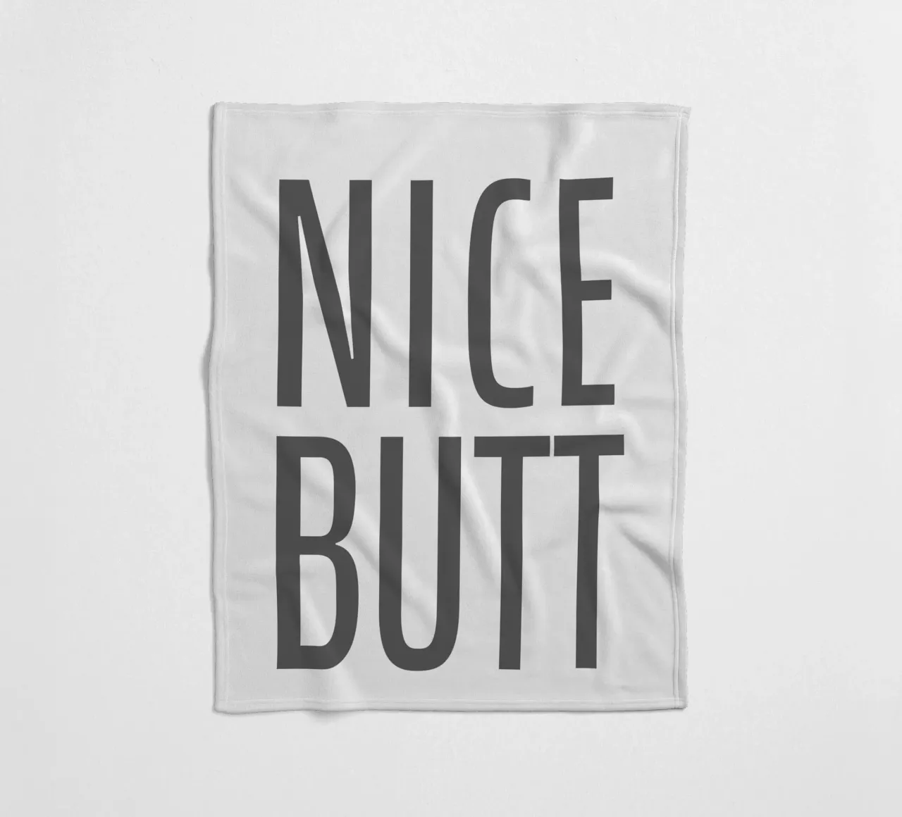 Nice Butt Fleecedecke von WORD & WONDER