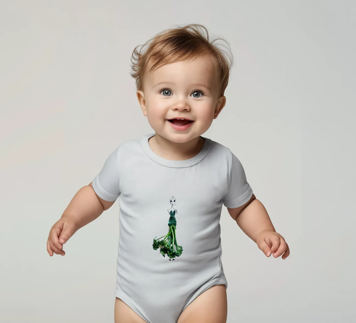 Broccolini body bébé de Gretchen Roehrs