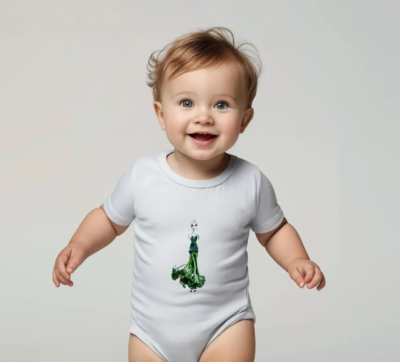 Broccolini body bébé de Gretchen Roehrs