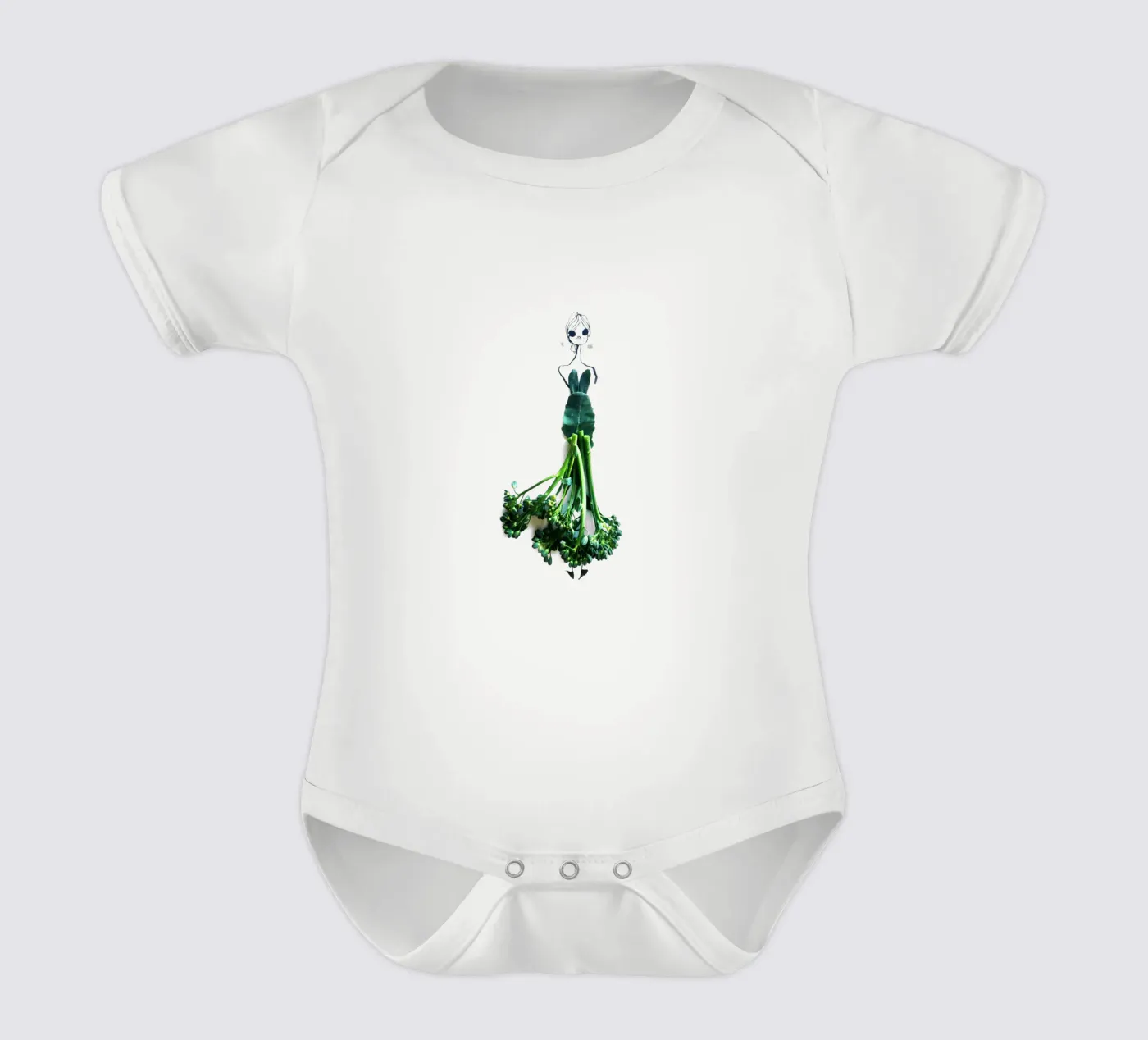 Broccolini body bébé de Gretchen Roehrs
