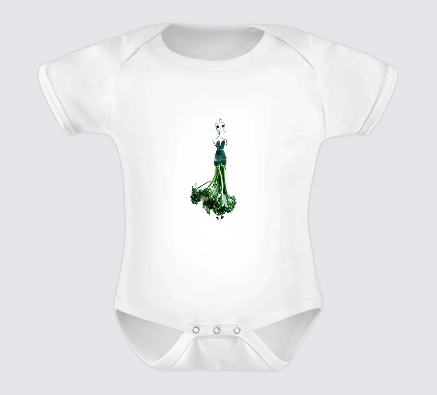 Broccolini body bébé de Gretchen Roehrs