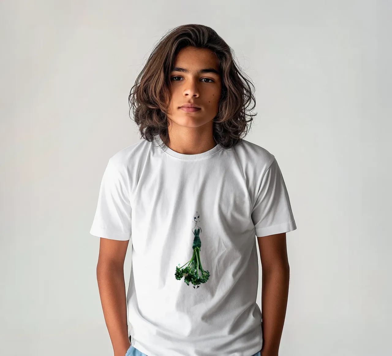 Broccolini t-shirt bambini da Gretchen Roehrs