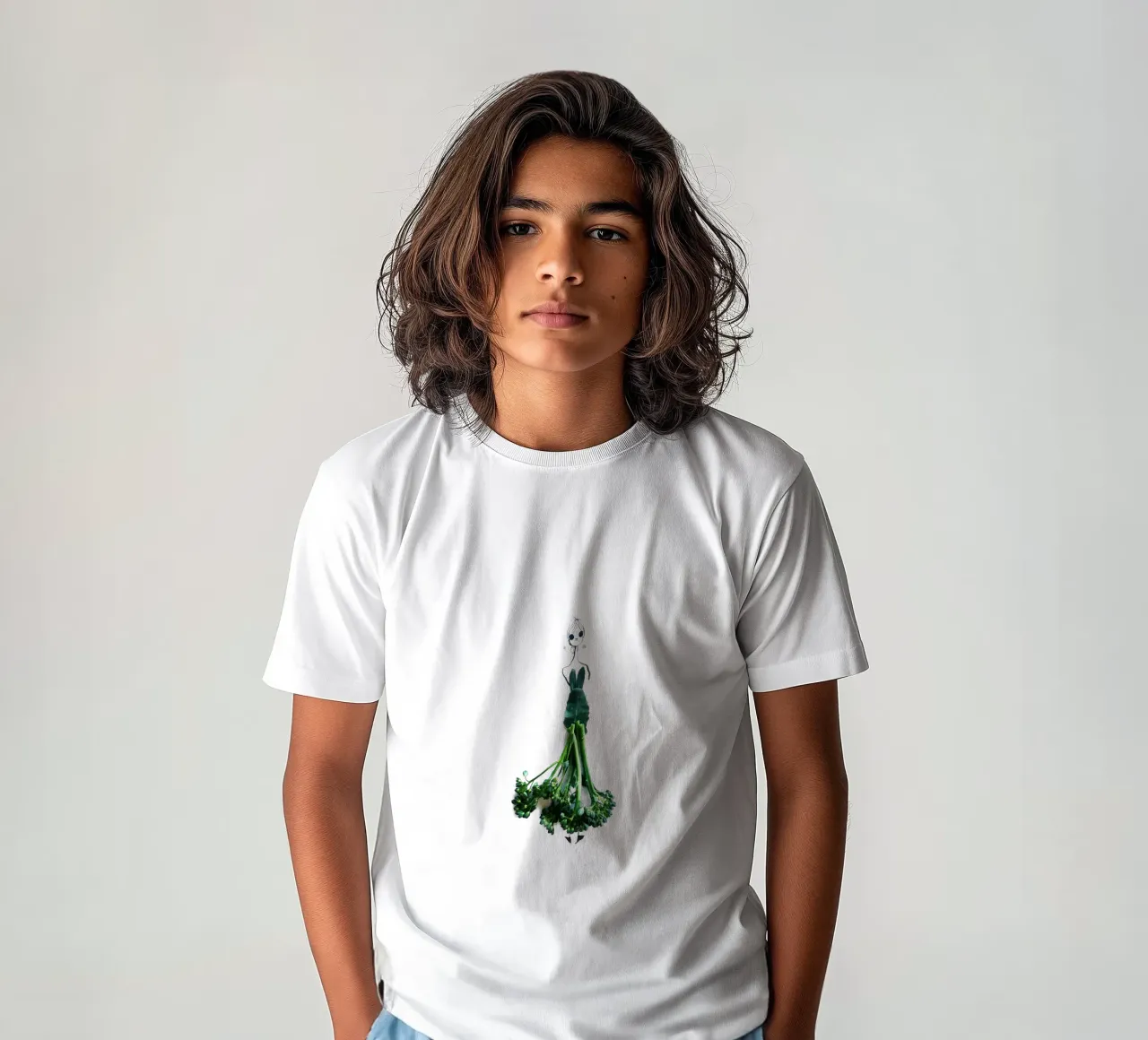 Broccolini t-shirt bambini da Gretchen Roehrs