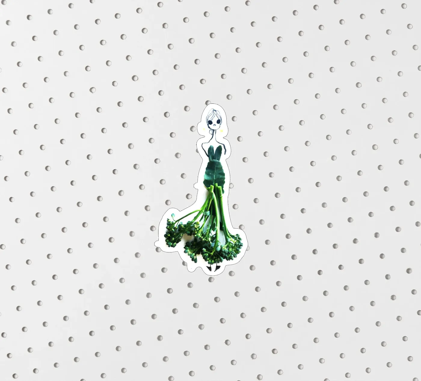 Broccolini sticker by Gretchen Roehrs