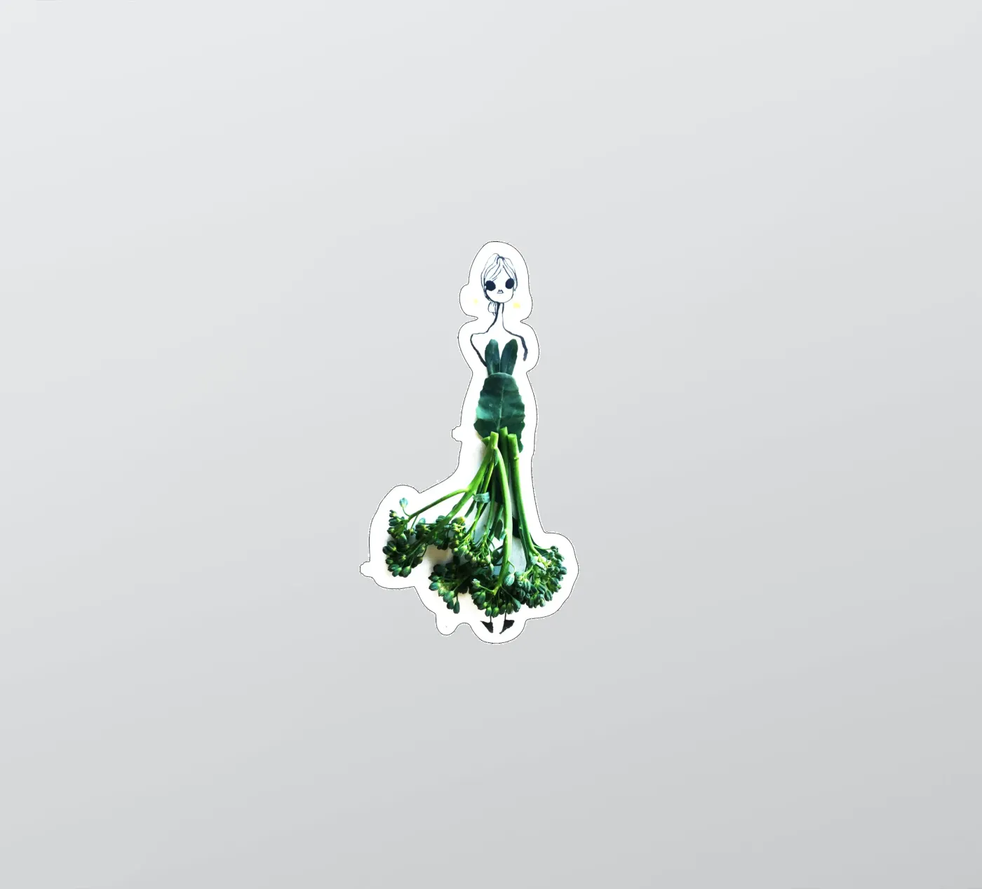 Broccolini sticker by Gretchen Roehrs