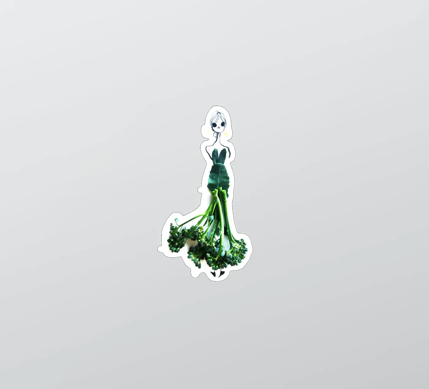 Broccolini sticker van Gretchen Roehrs