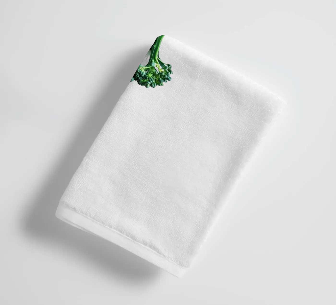 Broccolini badhanddoek van Gretchen Roehrs