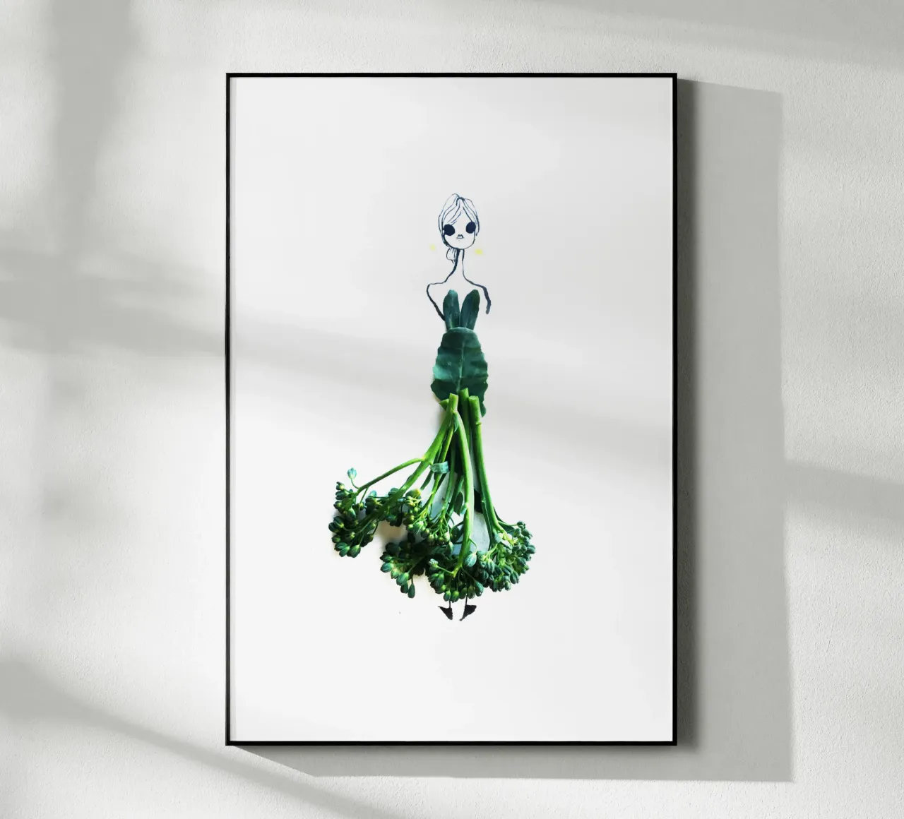 Broccolini Acryl-Glas von Gretchen Roehrs