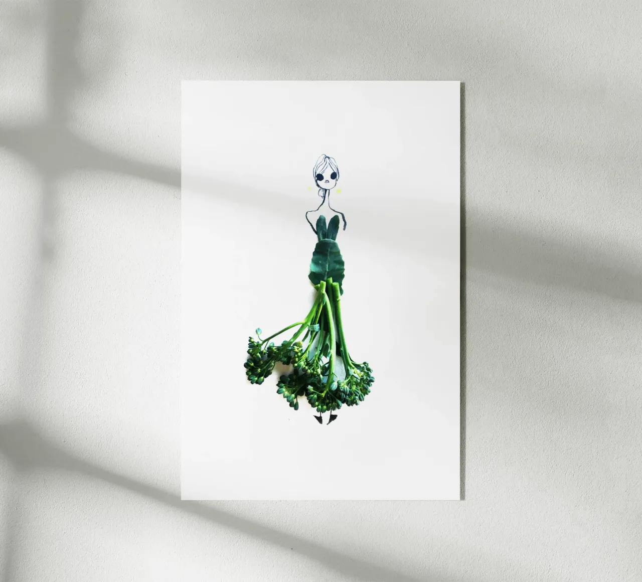 Broccolini plexiglass da Gretchen Roehrs