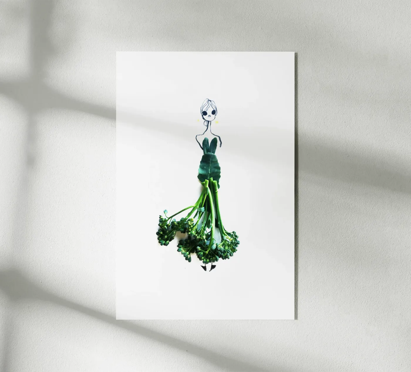 Broccolini plexiglas de Gretchen Roehrs