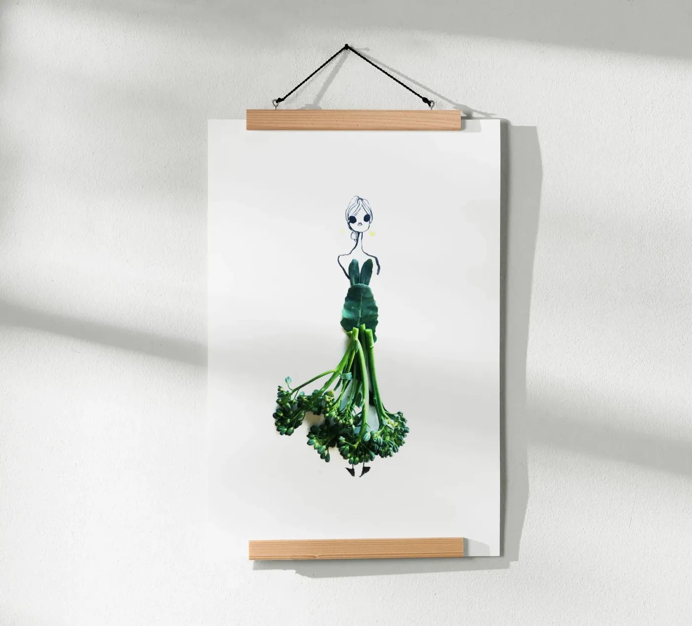 Broccolini poster van Gretchen Roehrs