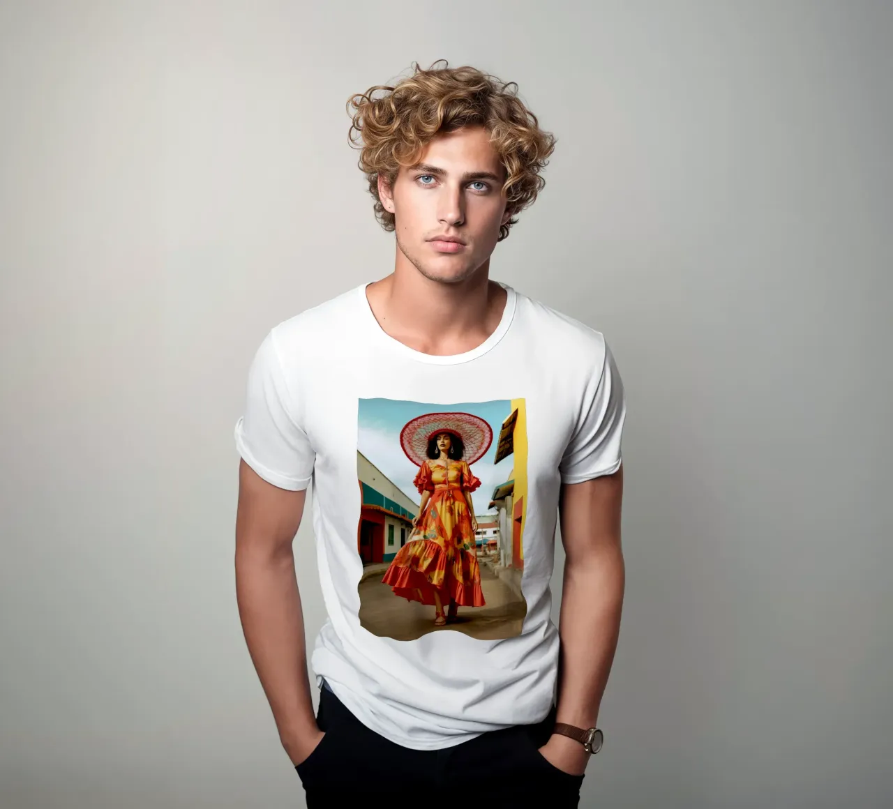Messico vita donna t-shirt da Justyna Jaszke JBJart