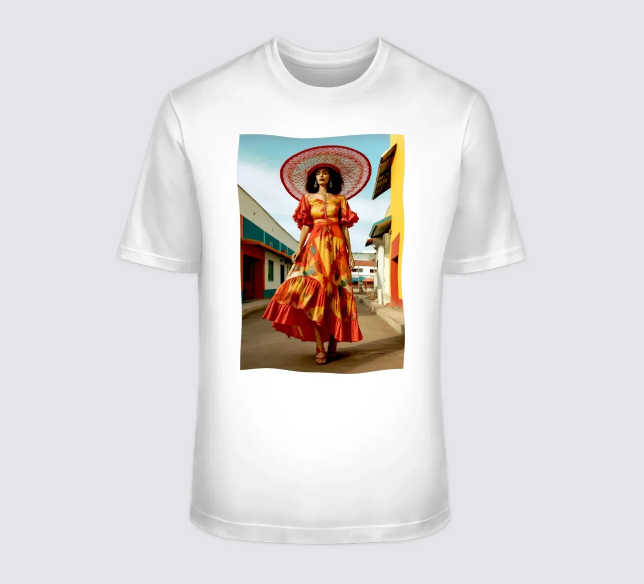 Messico vita donna t-shirt da Justyna Jaszke JBJart
