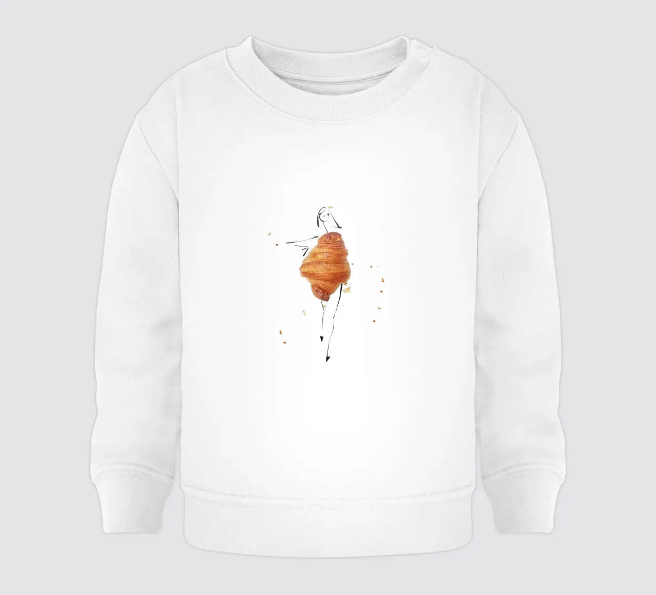 Croissant felpa neonato da Gretchen Roehrs