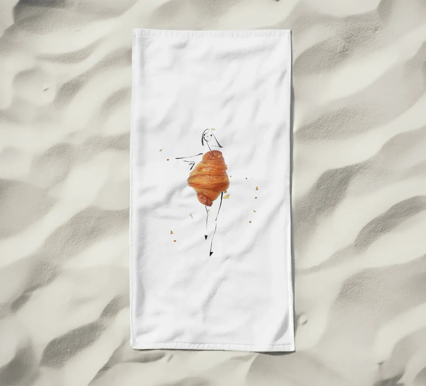 Croissant telo mare da Gretchen Roehrs