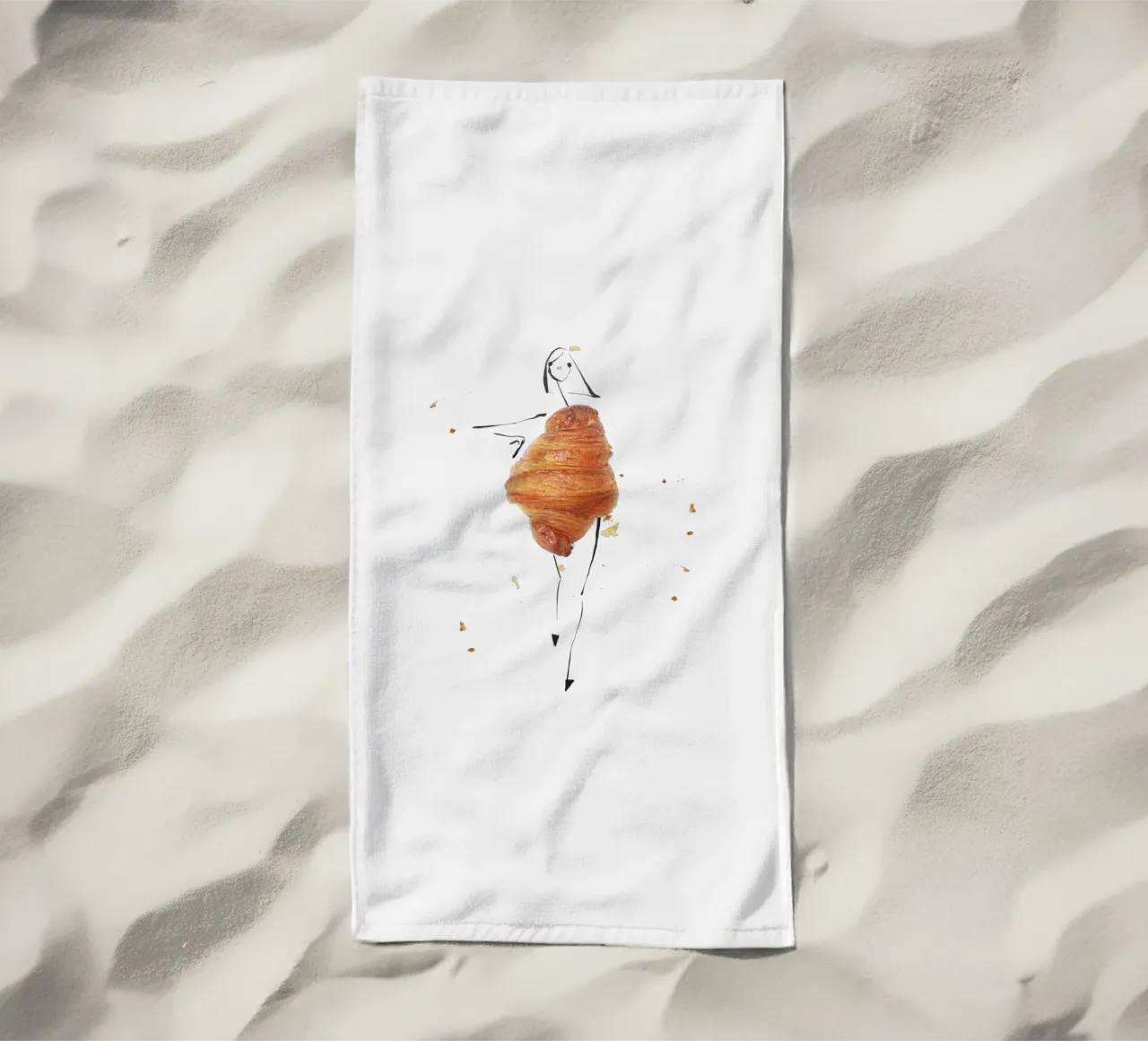 Croissant telo mare da Gretchen Roehrs