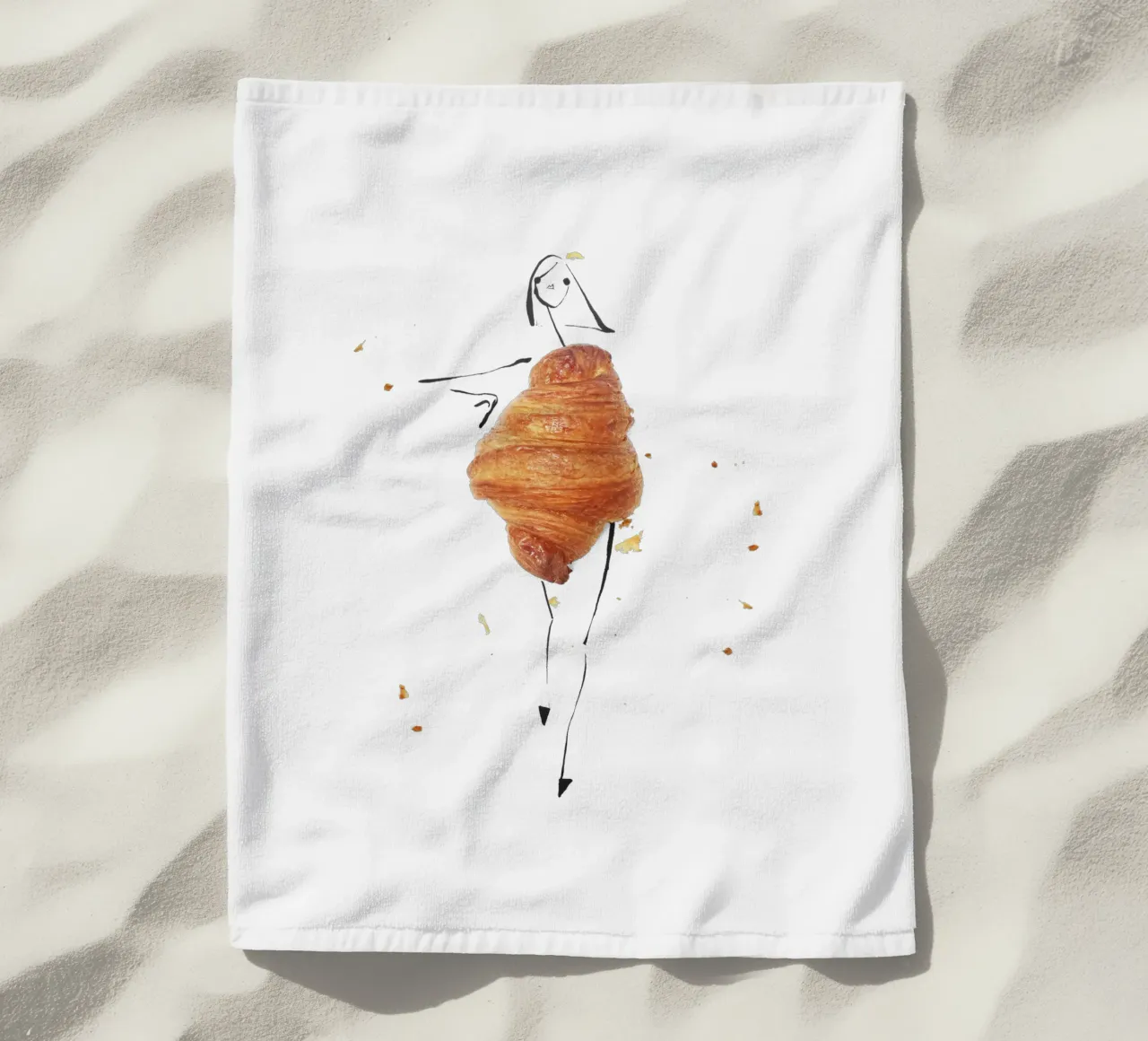 Croissant telo mare da Gretchen Roehrs