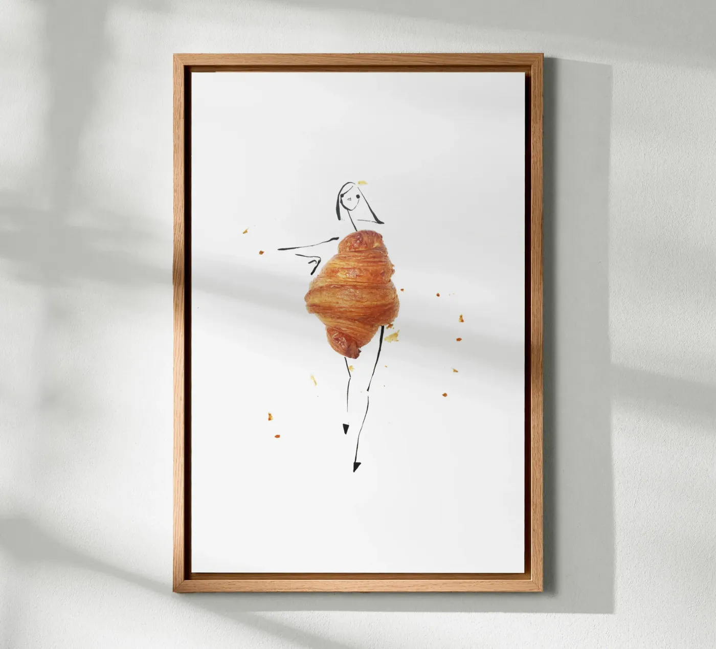 Croissant tela da Gretchen Roehrs