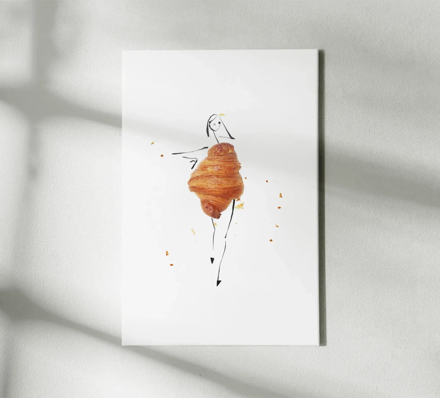 Croissant tela da Gretchen Roehrs