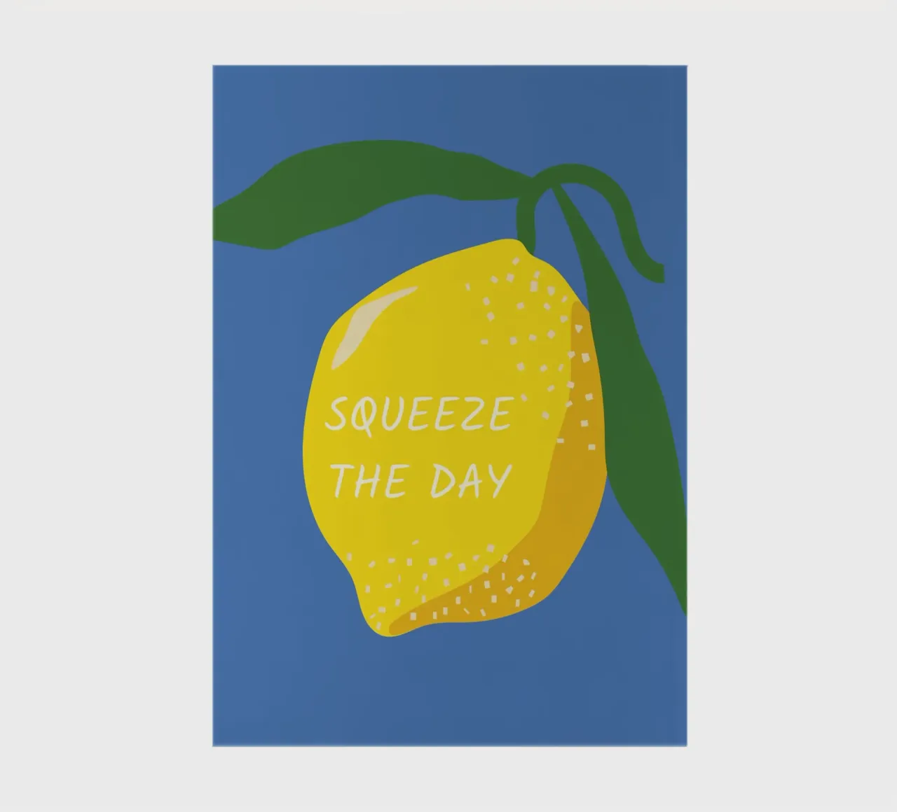 Squeeze The Day Print, Lemon Quote Print, Aesthetic Kitchen notebook by pdigitalprints
