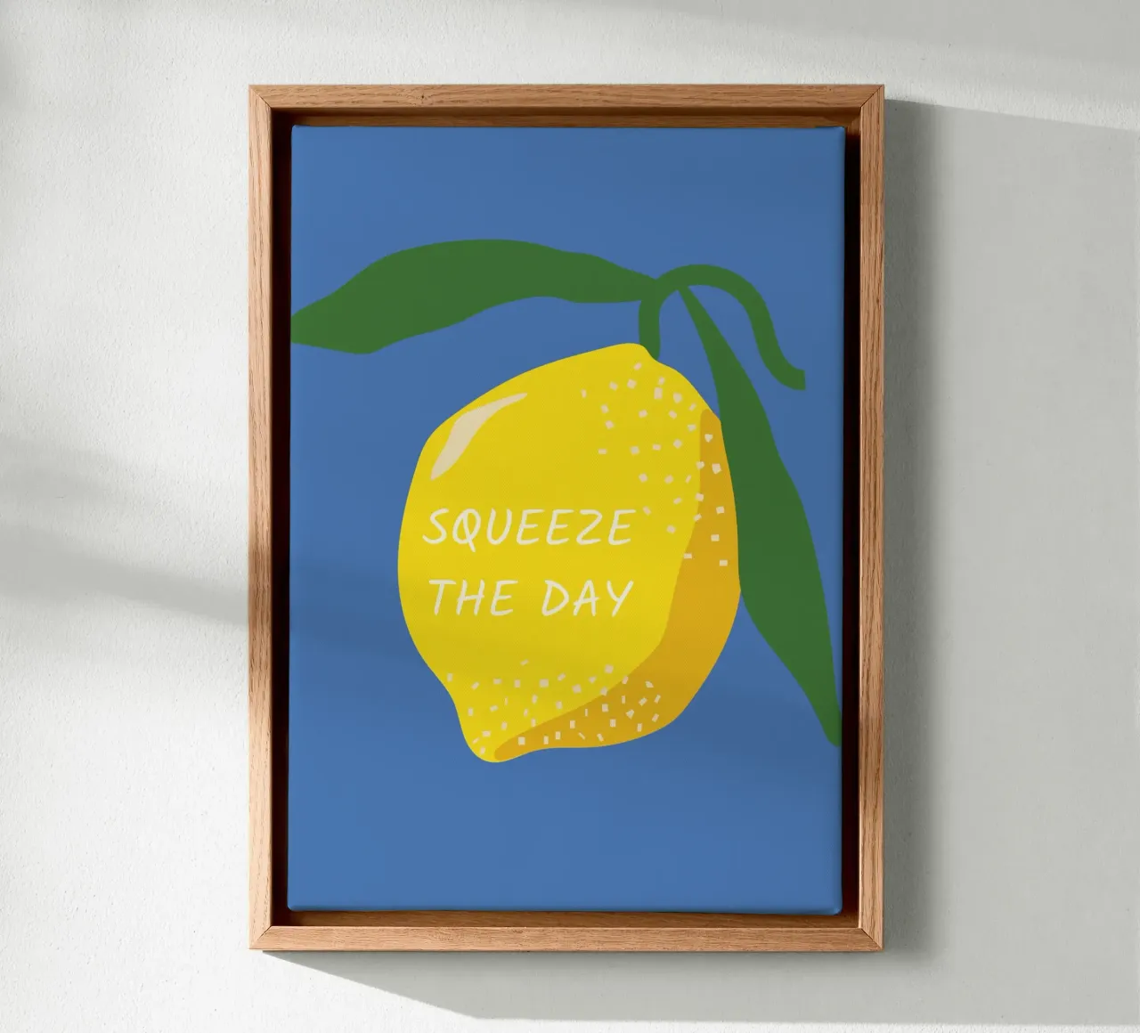 Stampa Squeeze The Day, Stampa di citazioni sul limone, Cucina Estetica tela da pdigitalprints