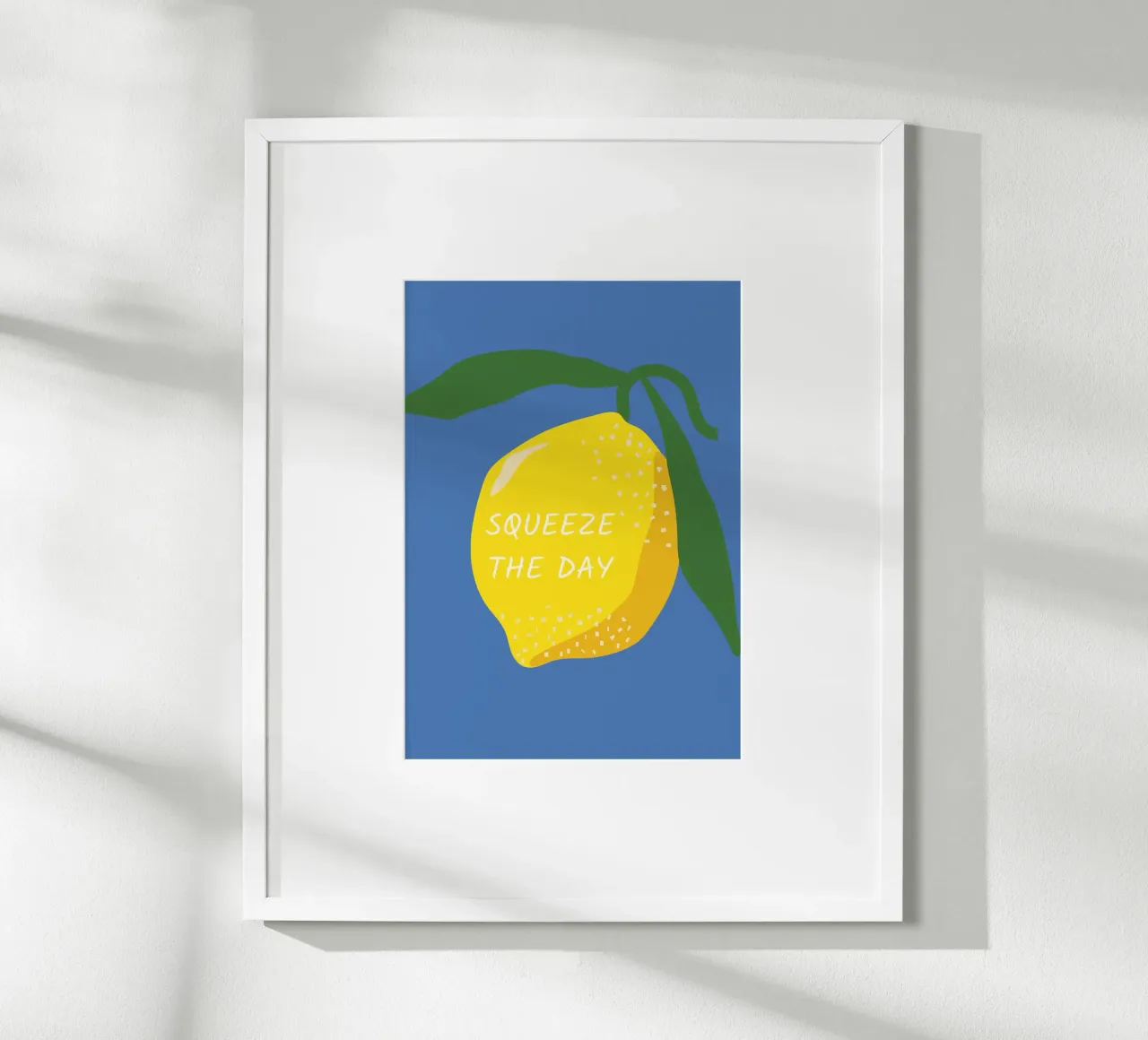 Squeeze The Day Print, Lemon Quote Print, Aesthetic Kitchen hahnemühle by pdigitalprints