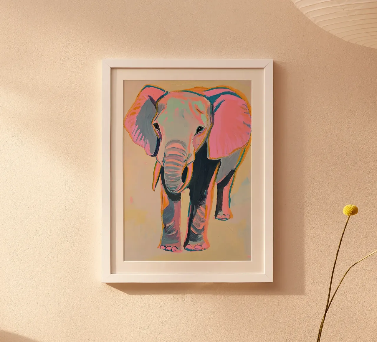 Neon Elephant poster by Euphoria Theresa