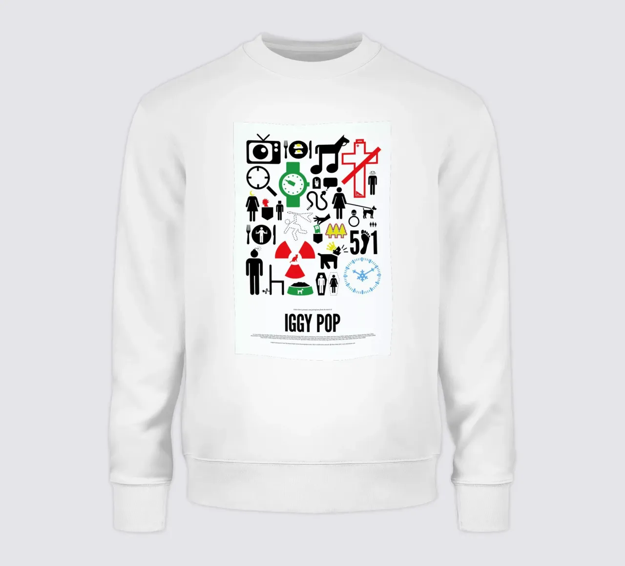 Iggy Pop felpa da Viktor Hertz