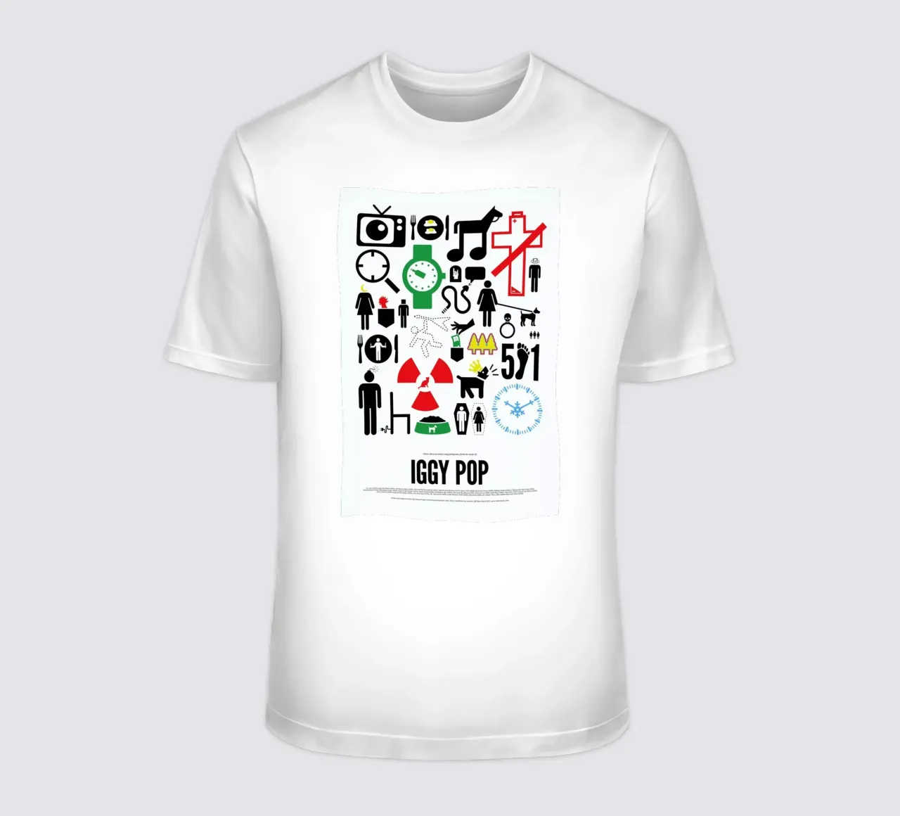 Iggy Pop t-shirt da Viktor Hertz