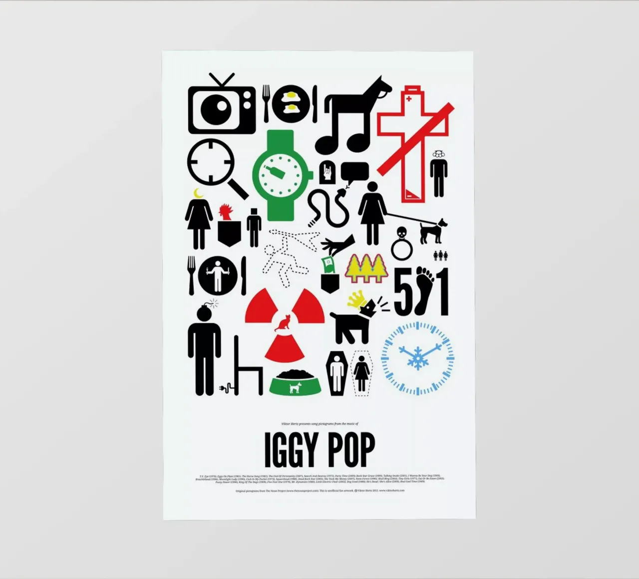 Iggy Pop telo in pvc da Viktor Hertz