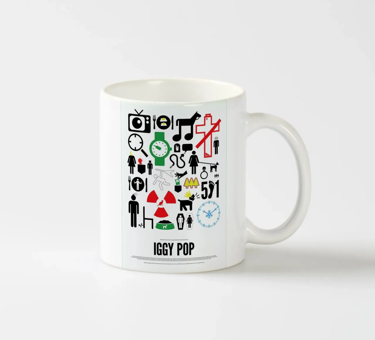 Iggy Pop tazza in ceramica da Viktor Hertz
