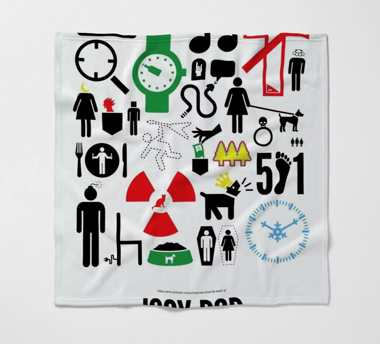 Iggy Pop coperta in pile da Viktor Hertz