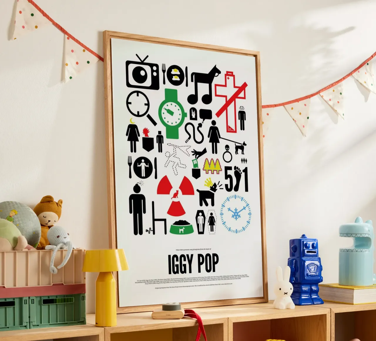 Iggy Pop plexiglass da Viktor Hertz