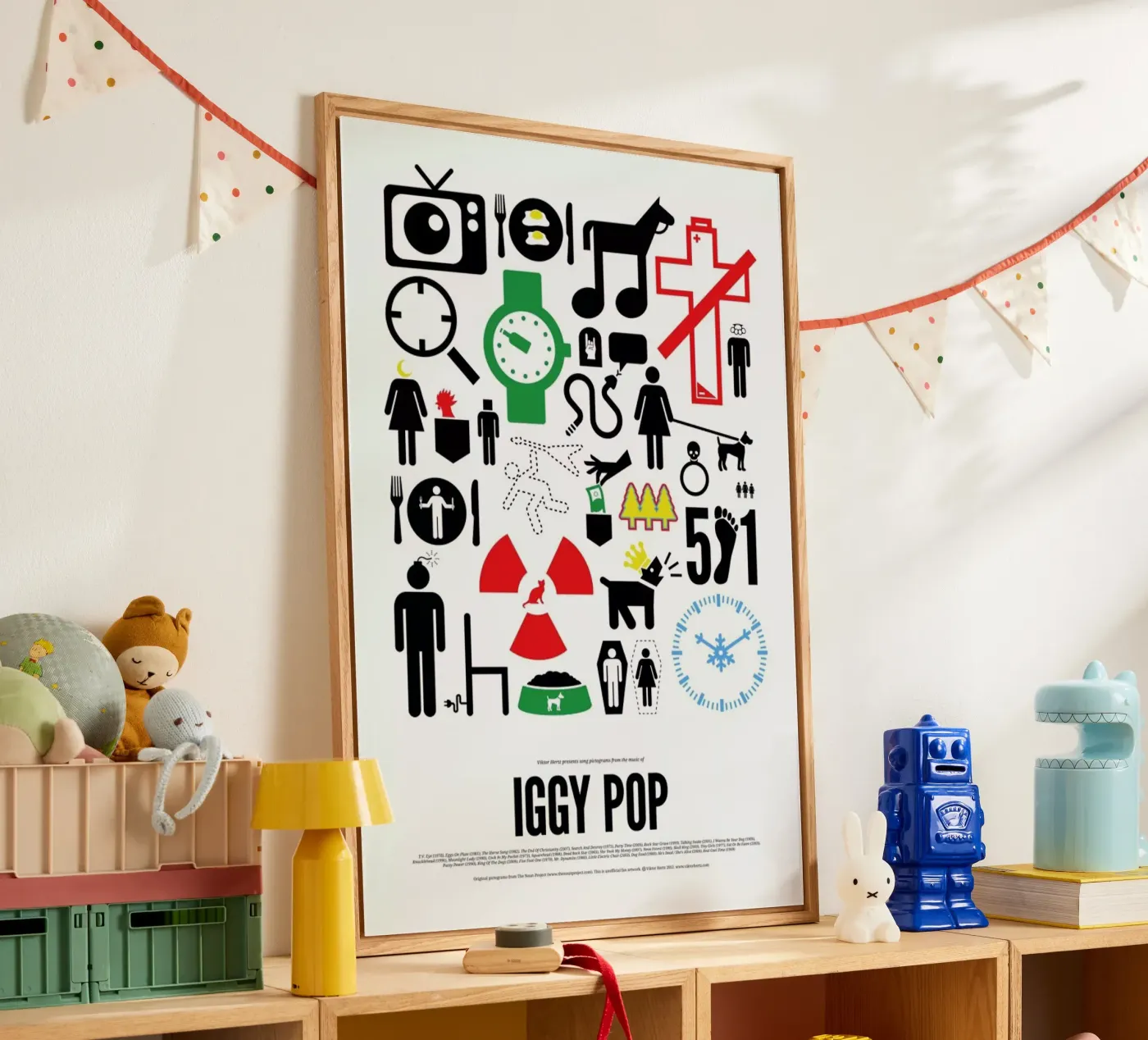 Iggy Pop plexiglass da Viktor Hertz