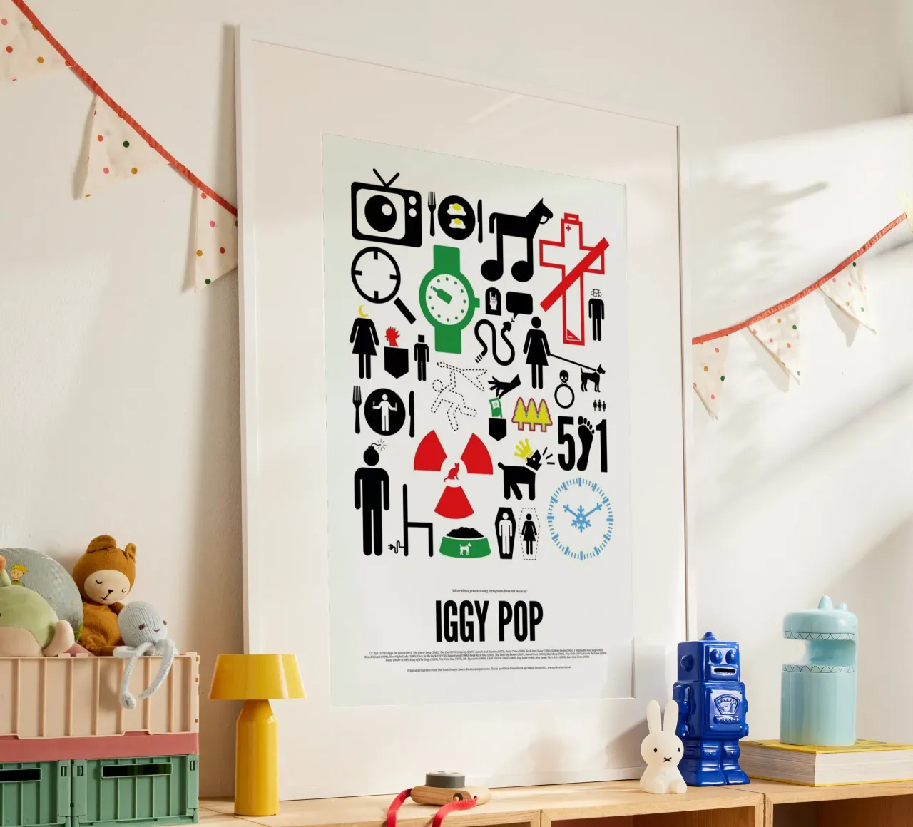 Iggy Pop poster by Viktor Hertz
